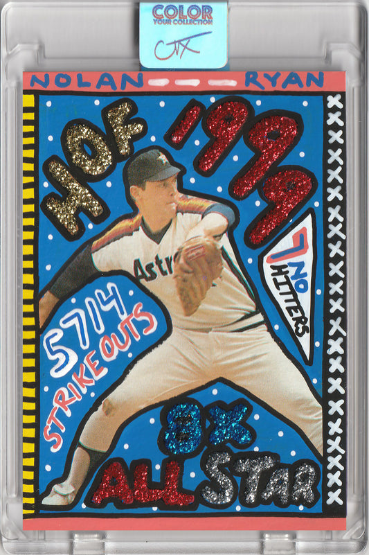 Nolan Ryan 2.0 Collection 1/1 Art Card Astros