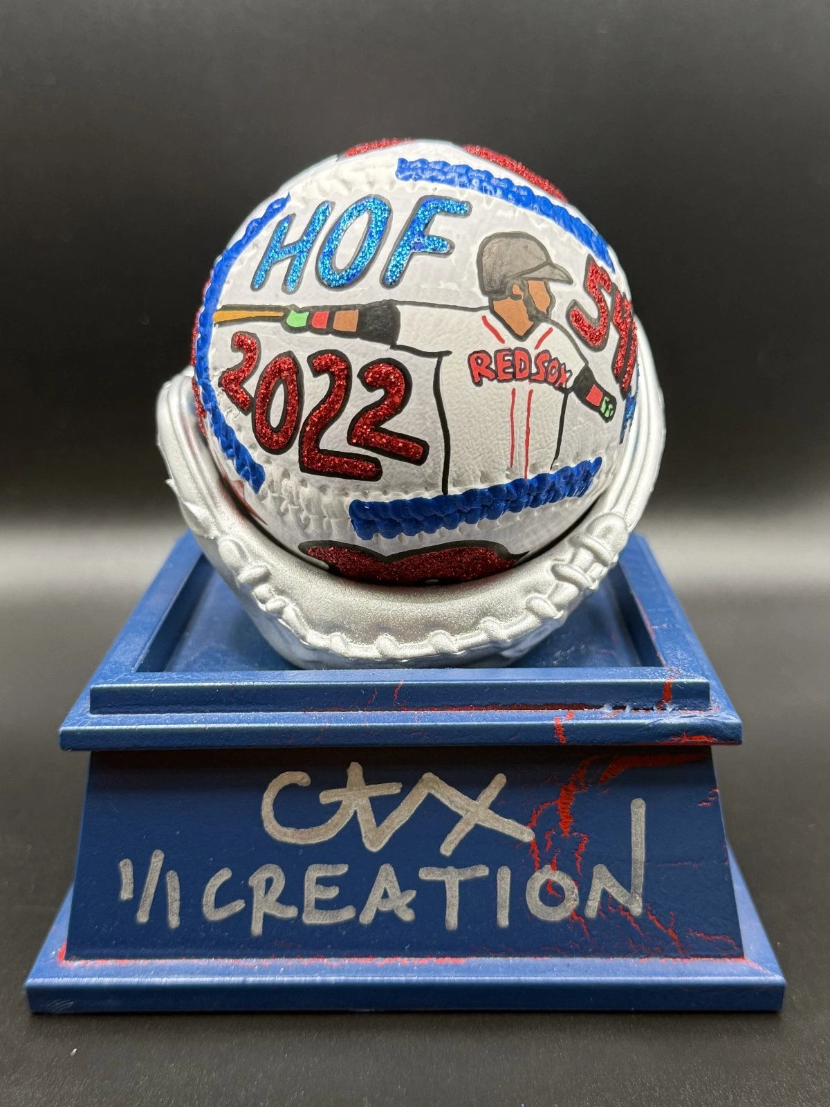 David Ortiz Collector's Edition CARTER X 1/1 Baseball